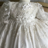 Lace Christening Gown - Leonor 12m