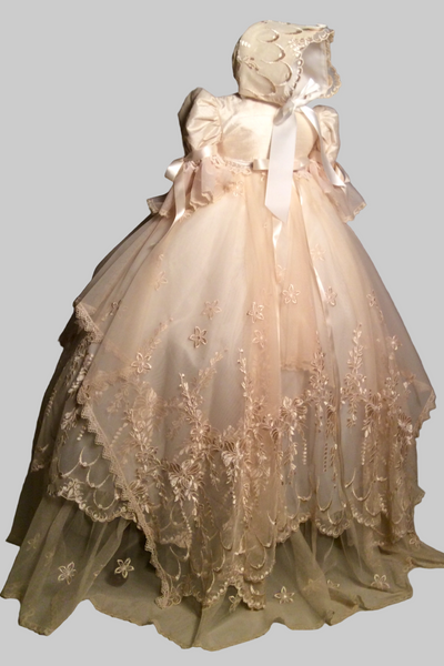 Jessenia  - Heirloom Christening Gown