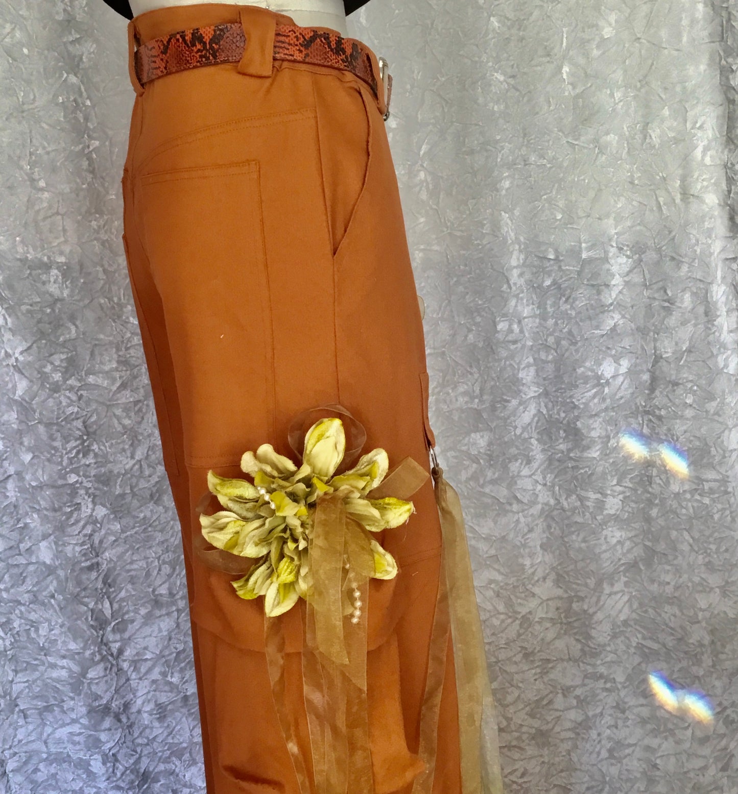 Floral Cargo Pants - Erika