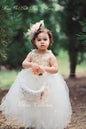 Flower Girl Tulle Dress - Honey