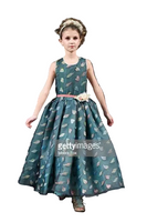 Alessandra - Silk flower girl dress