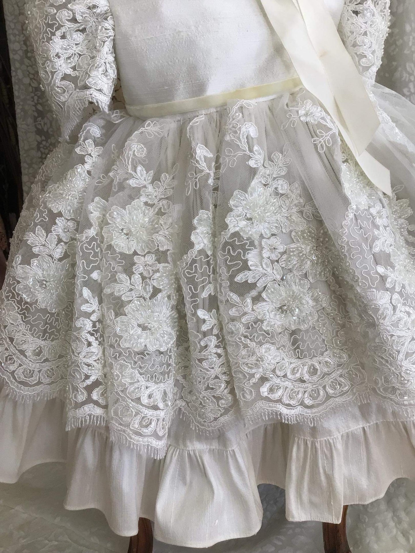 Christening Dress Silk - Dorothy