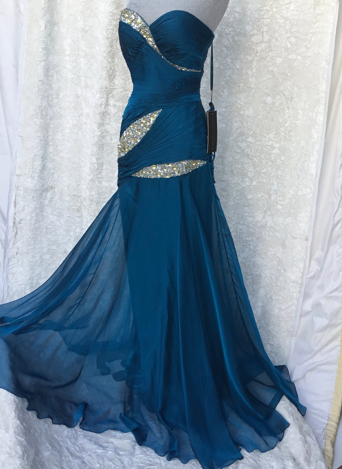 Royal Blue Evening Dress - Dulce