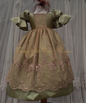 Victorian Silk Flower Girl Dress - Carolina