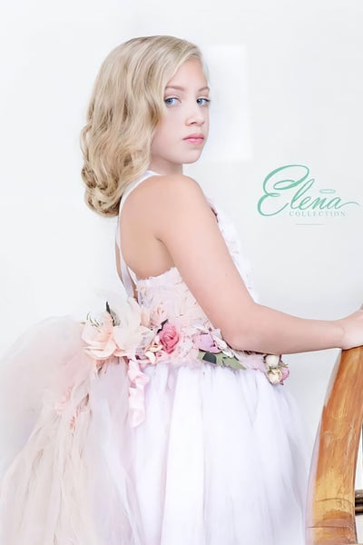 Flower Girl Tulle Dress - Leanna
