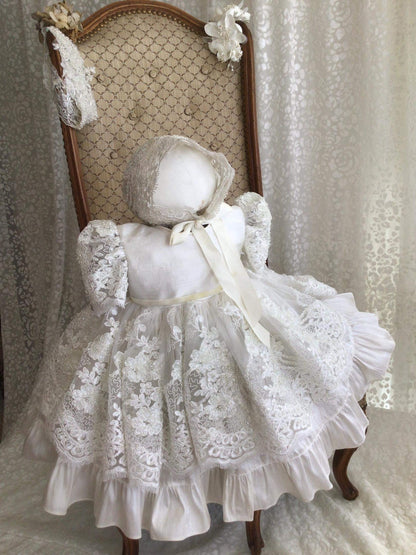 Christening Dress Silk - Dorothy