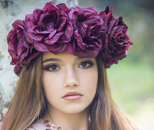 Head Piece- Flower crown - Edith