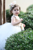 Flower Girl Tulle Dress - Honey