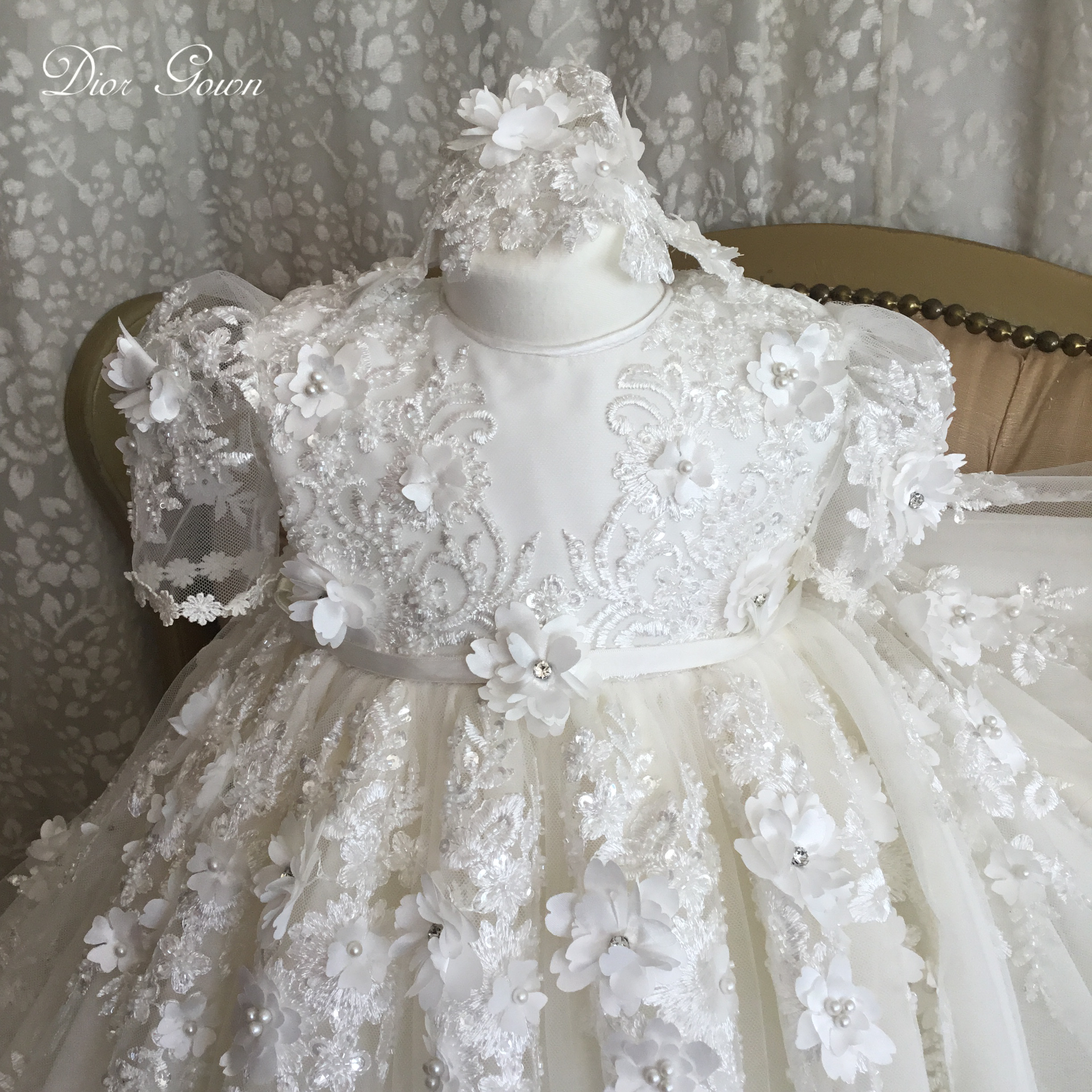 Baby dior christening gown outlet