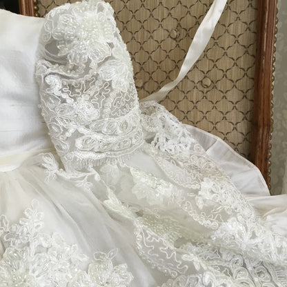 Christening Dress Silk - Dorothy