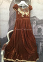 Christmas Velvet Girls Dress - Margaret