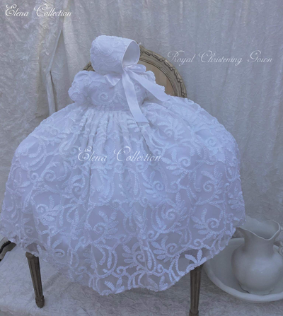 Blanca  - Heirloom Christening Gown
