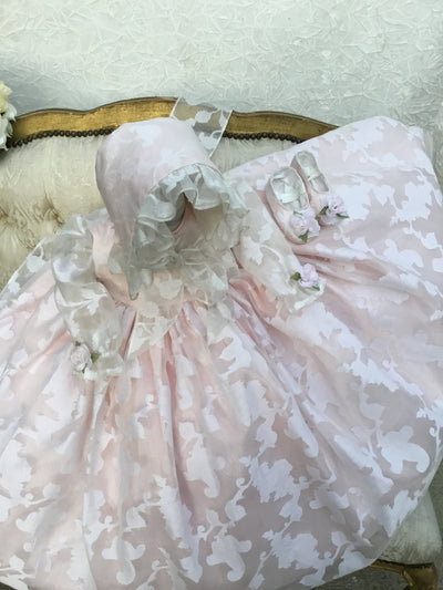 Eleanor Baptism Silk Gown  - Heirloom Christening Gown