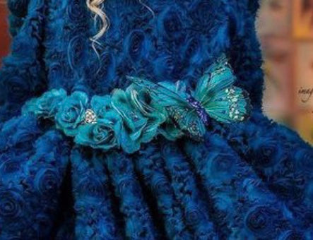 Royal Blue Flower Girl Dress - Nyla