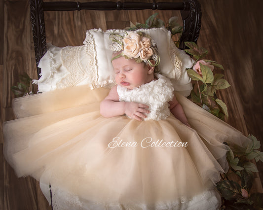 First Birthday Baby Dress - Julie