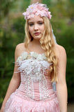 Bustier Corset Set - Blush Top  & Tulle Skirt - Aria