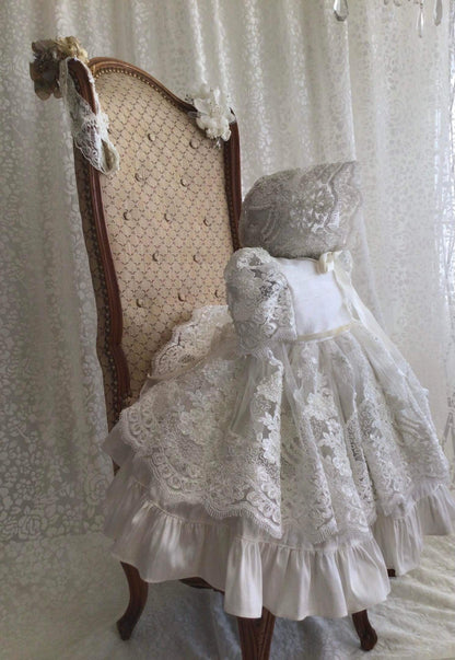 Christening Dress Silk - Dorothy