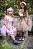 Bustier Corset Set - Blush Top  & Tulle Skirt - Aria