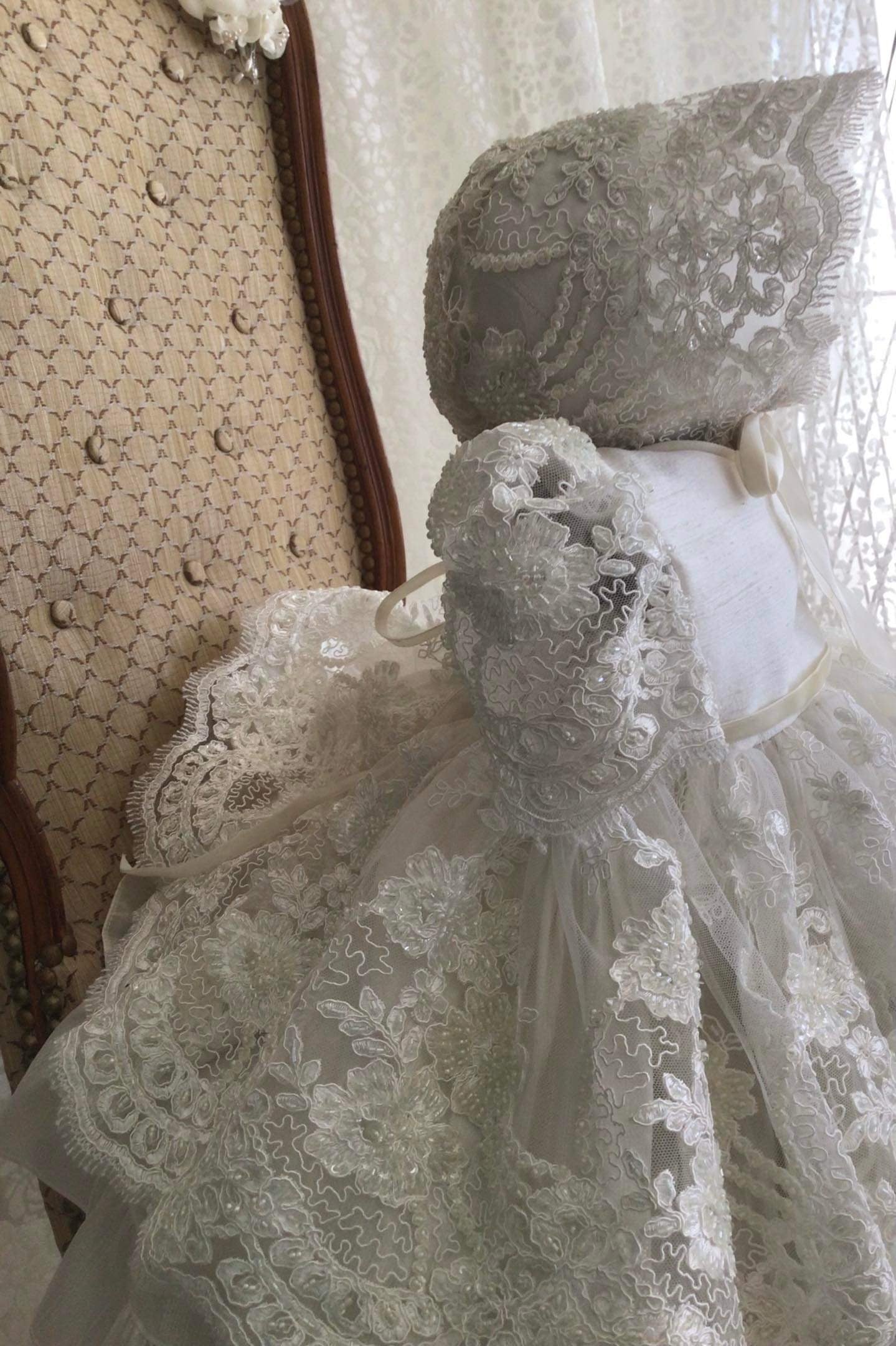 Christening Dress Silk - Dorothy