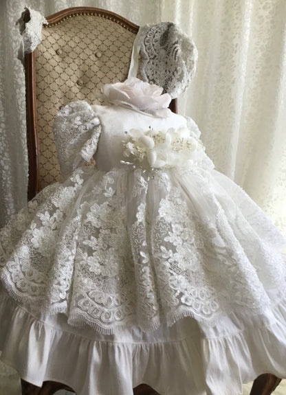 Christening Dress Silk - Dorothy