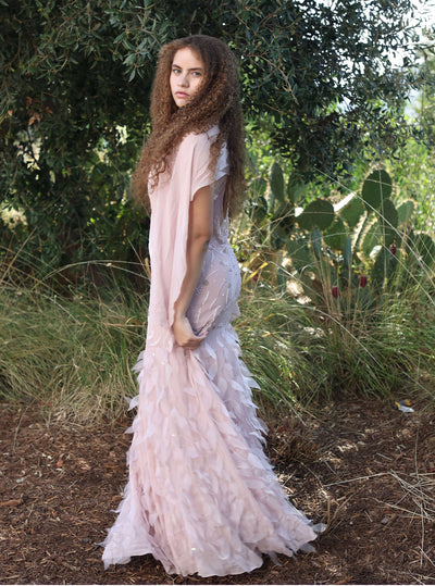 Blush Wedding Dress - Kaitlyn