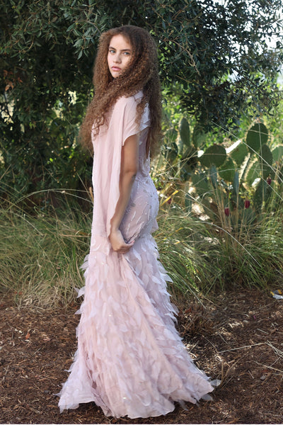 Blush Wedding Dress - Kaitlyn