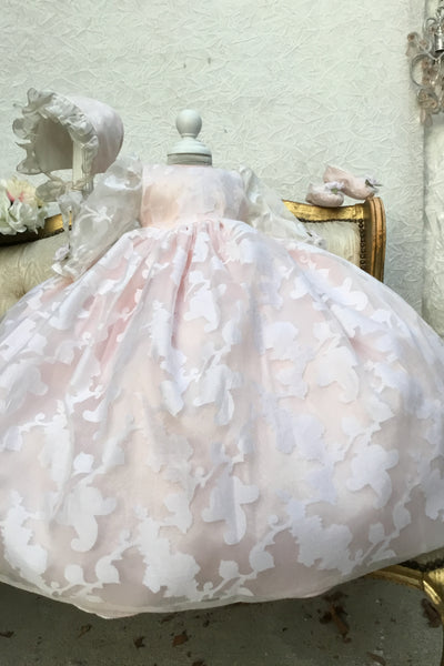 Eleanor Baptism Silk Gown  - Heirloom Christening Gown