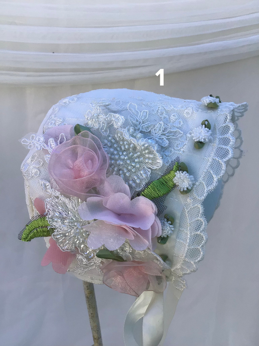 Christening Bonnets - Photo Props