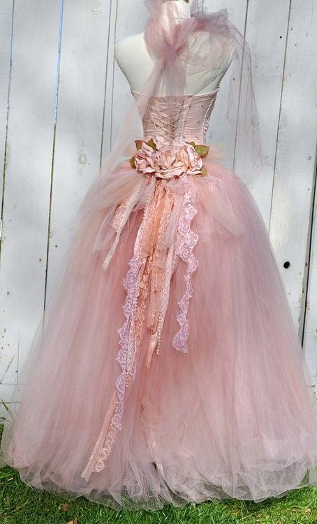 Blush Bridal Tulle Gown - Isabella