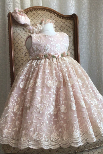 Lace Baby Girl Dress - Anita