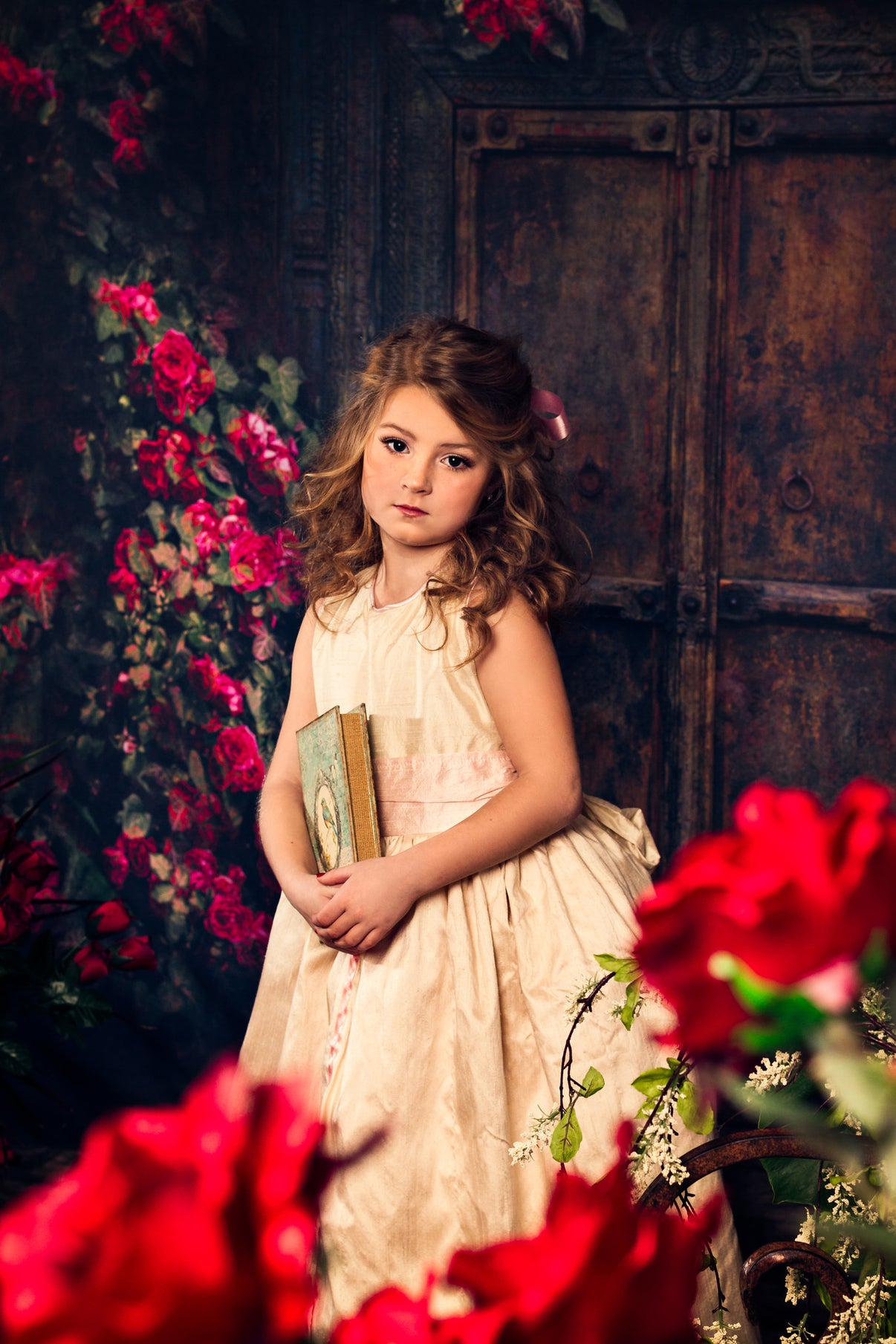 Flower Girl Silk Dress - Noella
