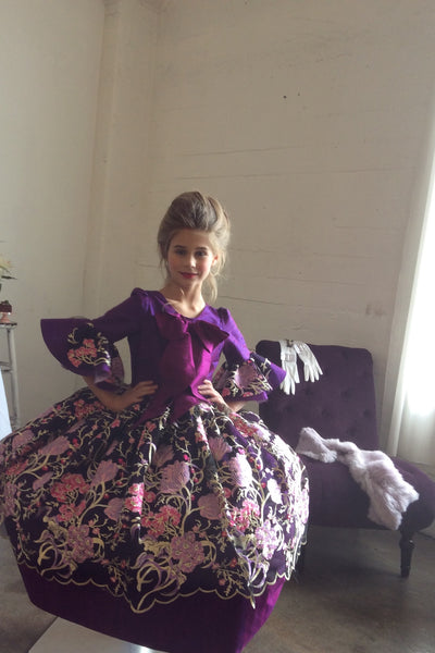 Victorian Silk Dress - Mia