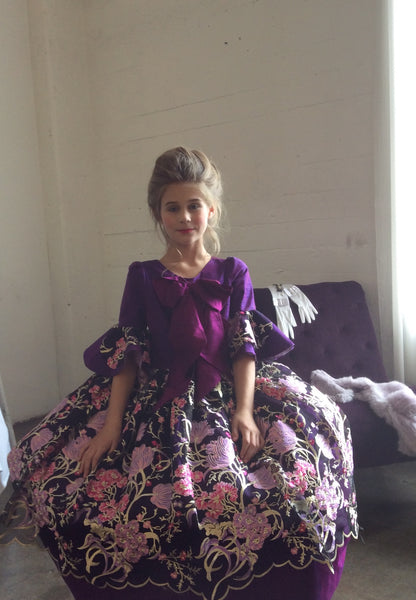 Victorian Silk Dress Size 5-6- Mia