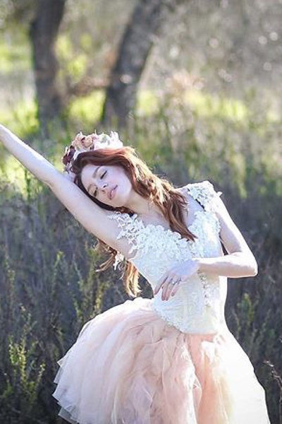 Lace Corset and Tulle Skirt - Jean