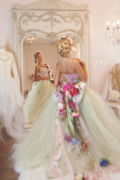 Bridal Tulle Skirt & Corset - Rachel