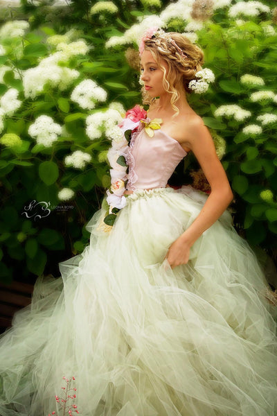 Bridal Tulle Skirt & Corset - Rachel