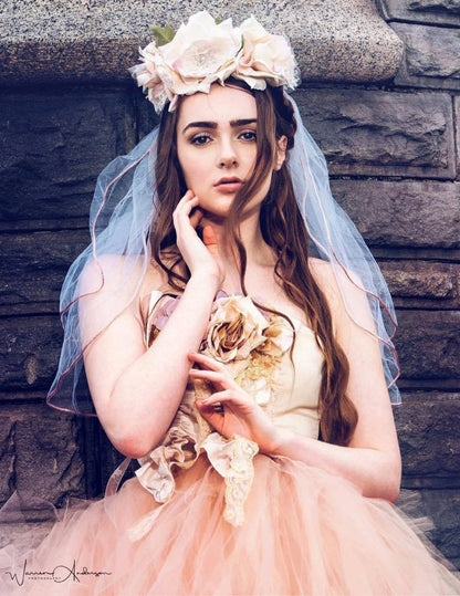 Bridal Tulle Skirt and Corset - Amy
