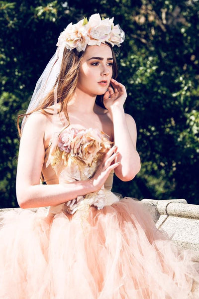 Bridal Tulle Skirt and Corset - Amy