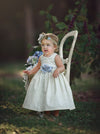 Cotton Eyelet Toddlers Dress - Anna