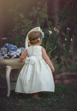Cotton Eyelet Toddlers Dress - Anna
