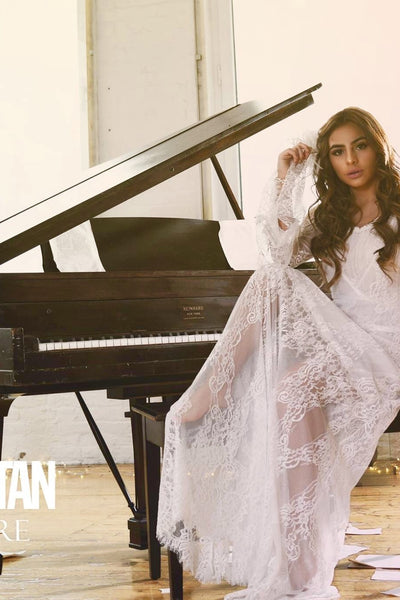 Vintage Lace Wedding Dress – Romantic Bridal Gown with Classic Elegance