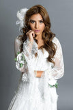 Vintage Lace Wedding Dress – Romantic Bridal Gown with Classic Elegance