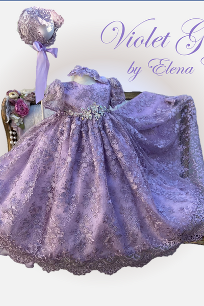 Violet  - Heirloom Christening Gown