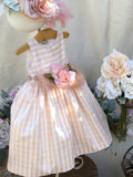 Flower Girl Silk Dress-Alicia - ElenaCollection
 - 5