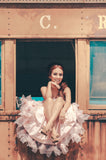 Wedding Feather Gown-rental -Quinceanera-Prom-Moët - ElenaCollection
 - 11