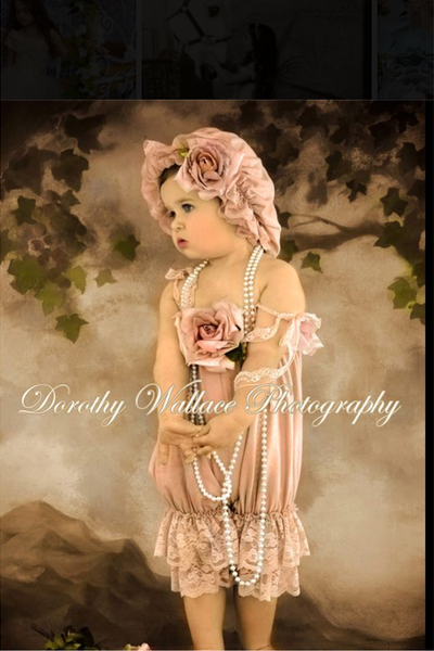 Dorothy Romper and Shower Cap - ElenaCollection
 - 1