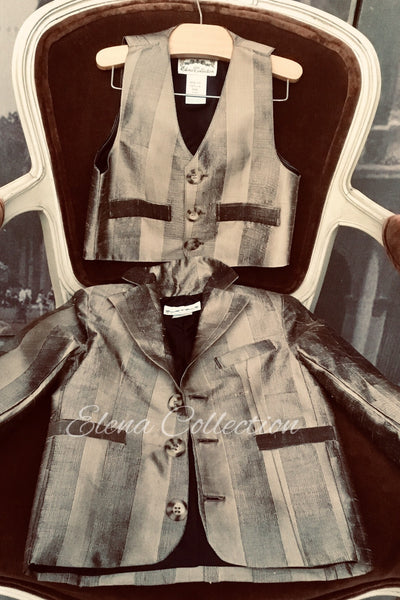 Ring Bearer Boy Silk Outfit - Danny