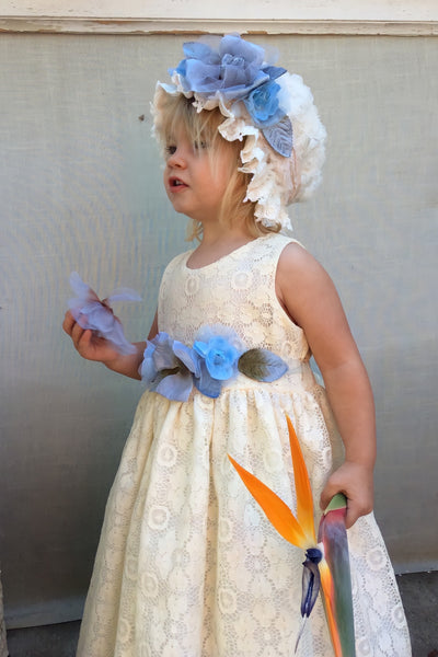 Cotton Ivory Baby Dress - Roxy