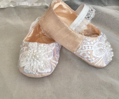 Lace & Silk Shoes Matching gowns