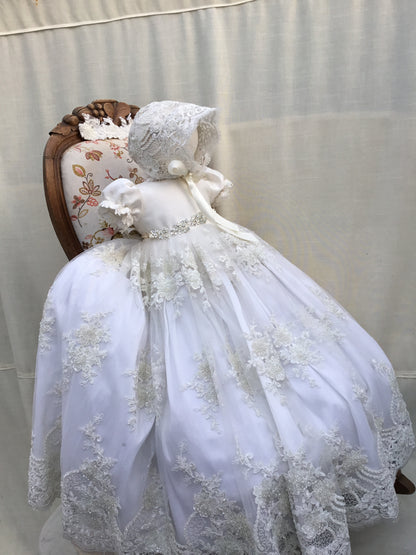 Lace Christening Gown - Aida